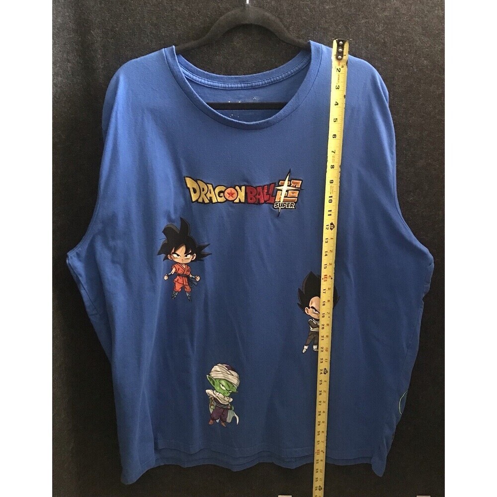Dragon Ball Z Super T-Shirt Blue Tee Chibi Goku‎ Piccolo Vegeta Shenron - Picture 9 of 11